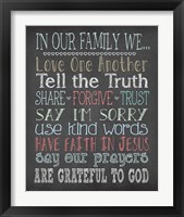 Framed Faith Family Rules