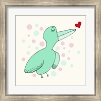 Framed Dreamy Love Bird