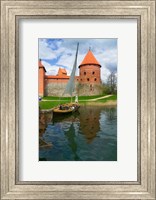 Framed Island Castle by Lake Galve, Trakai, Lithuania I