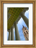 Framed Bell Tower of the Cathedral, Vilnius, Lithuania