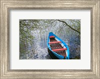 Framed Canoe on Lake, Trakai, Lithuania