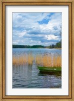 Framed Colorful Canoe by Lake, Trakai, Lithuania II