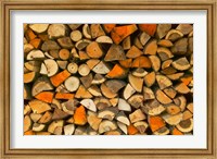 Framed Stacked Firewood, Lithuania