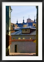 Framed Traditional Houses in the old town, Vilnius, Lithuania