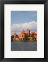 Framed Island Castle by Lake Galve, Trakai, Lithuania III