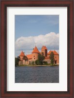 Framed Island Castle by Lake Galve, Trakai, Lithuania III