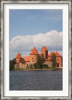 Framed Island Castle by Lake Galve, Trakai, Lithuania III