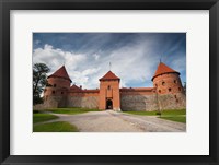 Framed Island Castle by Lake Galve, Trakai, Lithuania VI