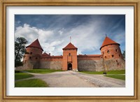 Framed Island Castle by Lake Galve, Trakai, Lithuania VI