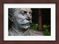 Framed Lithuania, Grutas Park, Statue Joseph Stalin II