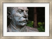 Framed Lithuania, Grutas Park, Statue Joseph Stalin II