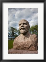 Framed Lithuania, Grutas Park, Statue of Lenin I