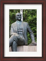 Framed Lithuania, Grutas Park, Statue of Lenin III