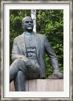 Framed Lithuania, Grutas Park, Statue of Lenin III