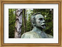Framed Lithuania, Grutas, Statue of Mickevicius-Kapsukas