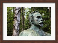 Framed Lithuania, Grutas, Statue of Mickevicius-Kapsukas
