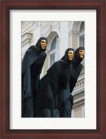 Framed Lithuania, Vilnius, Three Muses statue