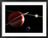 Framed Jupiter-mass planet orbiting the nearby star Epsilon Eridani