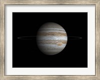 Framed Artist's Concept of the Planet Jupiter