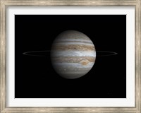 Framed Artist's Concept of the Planet Jupiter