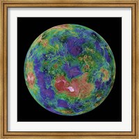 Framed Venus centered on the North Pole