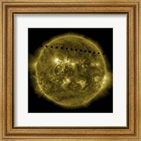 Framed Venus Moving across the Face of the Sun
