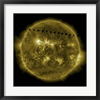 Framed Venus Moving across the Face of the Sun