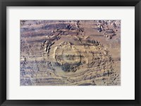 Framed impact of an Asteroid or comet in the Sahara Desert