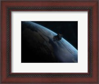 Framed Asteroid in Front of the Earth II
