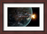 Framed Laser Anti-Asteroid Defense System