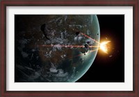 Framed Laser Anti-Asteroid Defense System