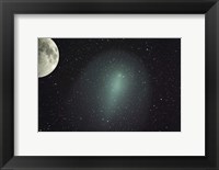 Framed Size of Comet Holmes in comparison with the Moon
