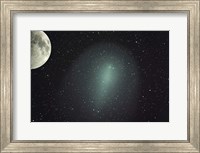 Framed Size of Comet Holmes in comparison with the Moon