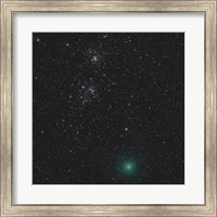 Framed Comet Hartley 2 and the Double Cluster