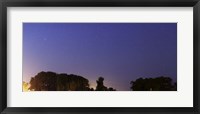 Framed Wide Panorama of Comet Panstarrs, Mercedes, Argentina