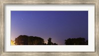 Framed Wide Panorama of Comet Panstarrs, Mercedes, Argentina