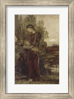 Framed Young Thracian Girl Holding The Head Of Orpheus