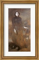 Framed Madame Carriere And Her Dog Farot, 1895