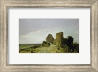 Framed Ruins Of The Chateau De Rosemont, 1861