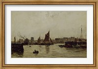 Framed View Of A Port