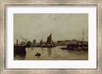 Framed View Of A Port