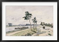 Framed Seine at Argenteuil,  c. 1867