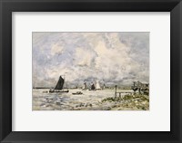 Framed Pier On The Scheldt, 1866