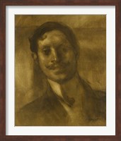 Framed Portrait Of A Man, Said To Be Marcel Proust