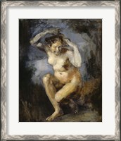 Framed Crouching Flora, 1870