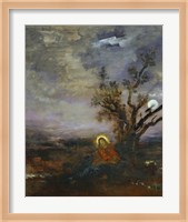 Framed Christ On the Mount Of Olives, 1875-1880