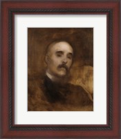 Framed Portrait Of Georges Clemenceau