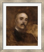 Framed Portrait Of Georges Clemenceau