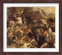 Framed Battle Of Cadore, 1858