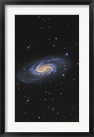 Framed NGC 2903 is a barred spiral galaxy in the Constellation of Leo